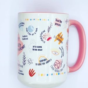 My Affirmations Mug, Positivity Coffee Mug, Mental Health Mug.